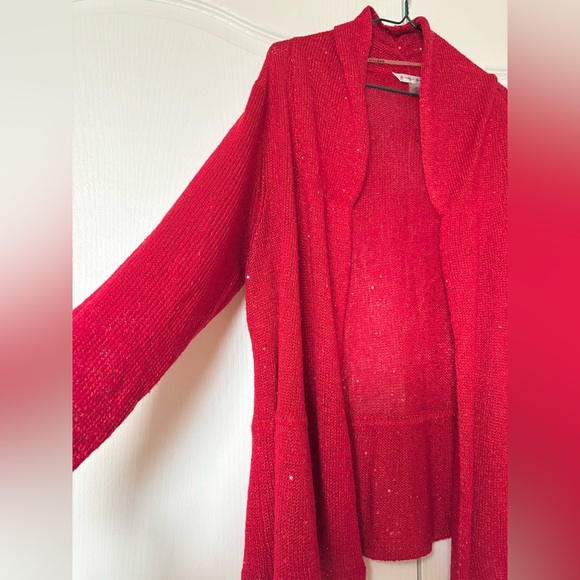 Bianca Nygard Elegant  Red Women's Sweater Size XL 16-18 - Picture 3 of 5